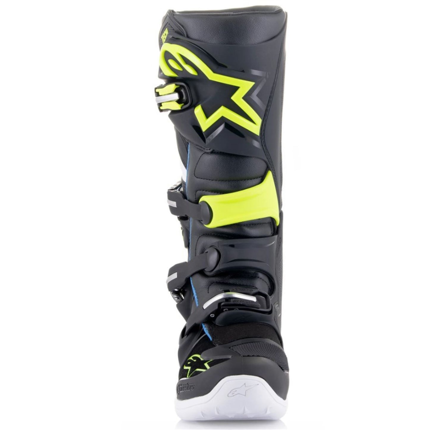 Alpinestars Tech 7 Boots - Black/Enamel Blue/Flo Yellow - Size 6 [MPN: 2012014-1795-6]_1150688