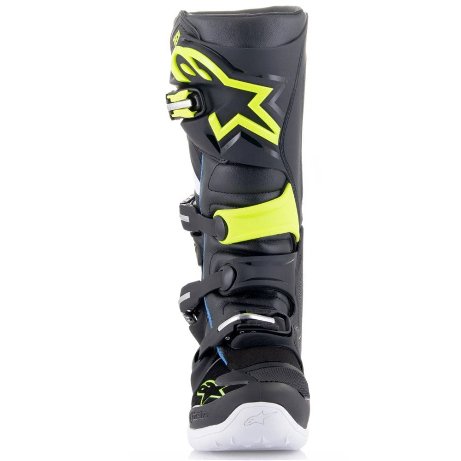 Alpinestars Tech 7 Boots - Black/Enamel Blue/Flo Yellow - Size 6 [MPN: 2012014-1795-6]_1150688