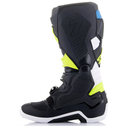Alpinestars Tech 7 Boots - Black/Enamel Blue/Flo Yellow - Size 6 [MPN: 2012014-1795-6]_1150689