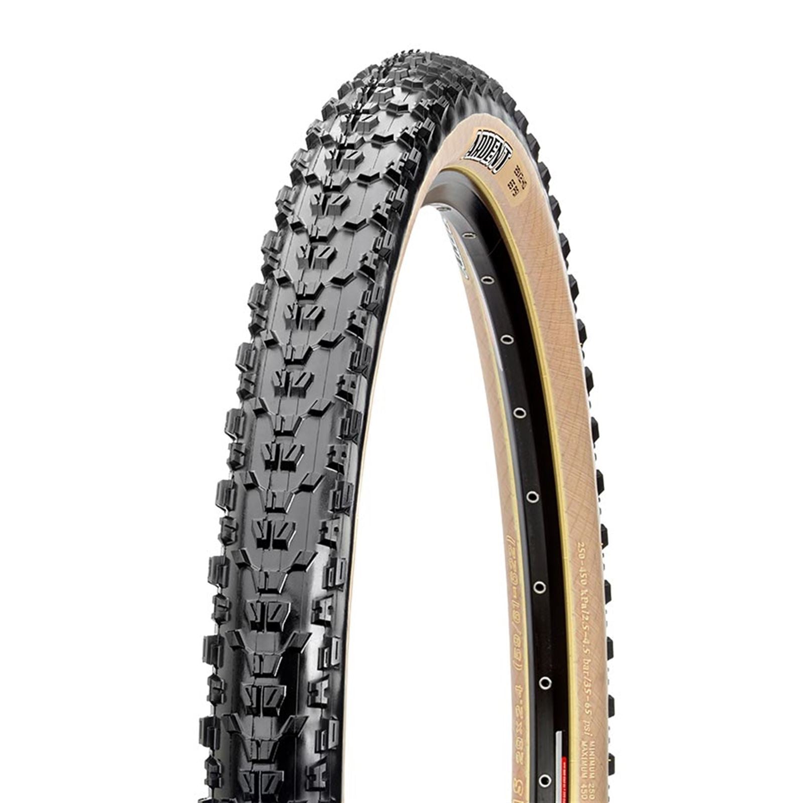 Maxxis - Bicycle Ardent Tire 29''x2.40 Folding Tubeless Ready Dual EXO 60TPI Tanwall [MPN: TB00333500]_1102318