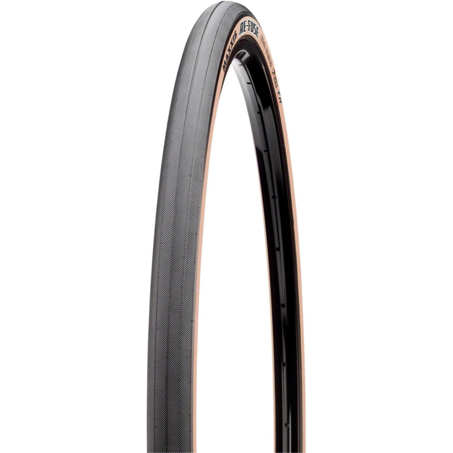 Maxxis - Bicycle Re-Fuse Tire 700x32C - Folding - Tubeless Ready 60TPI - Tanwall TB00334700_1294599