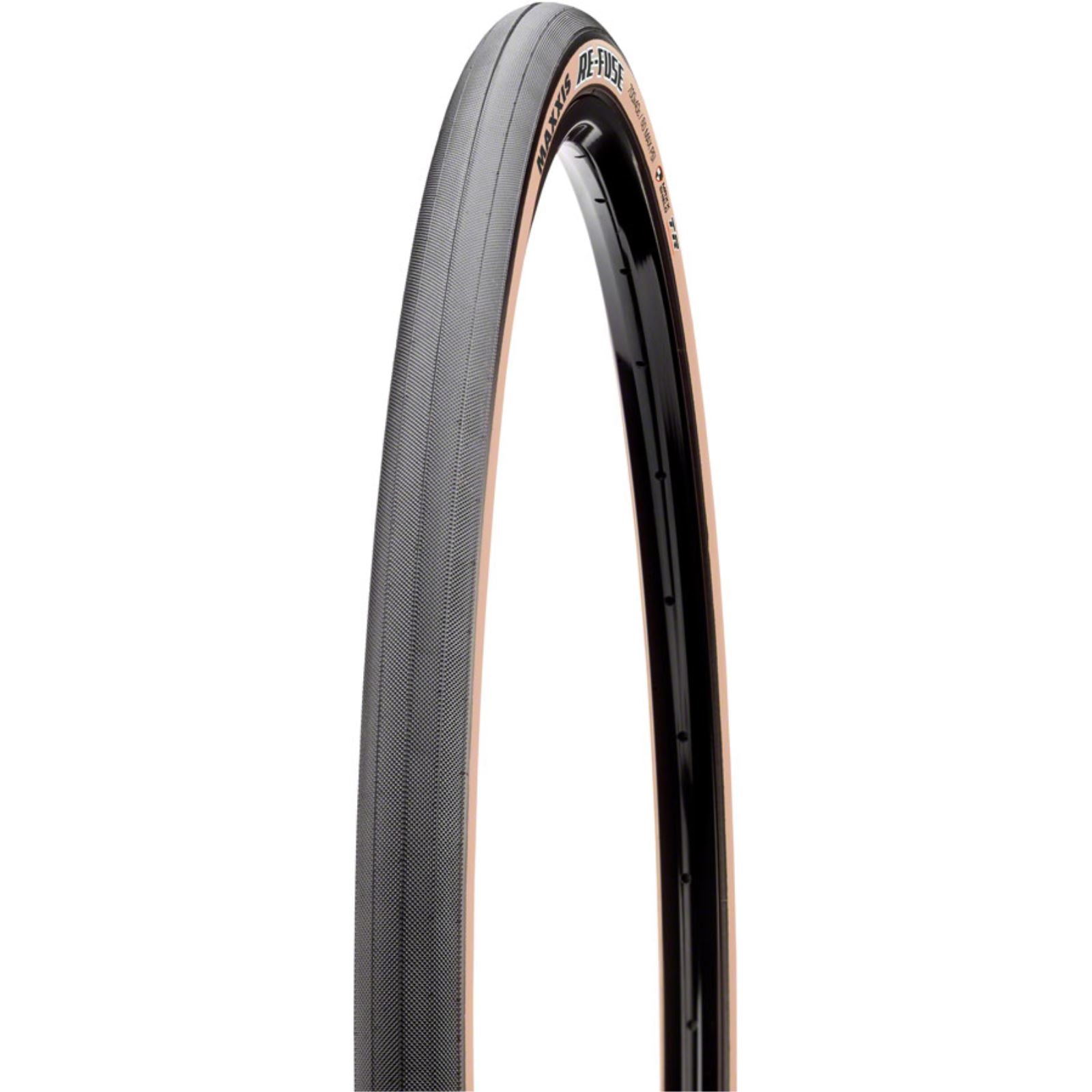 Maxxis - Bicycle Re-Fuse Tire 700x32C - Folding - Tubeless Ready 60TPI - Tanwall TB00334700_1294599