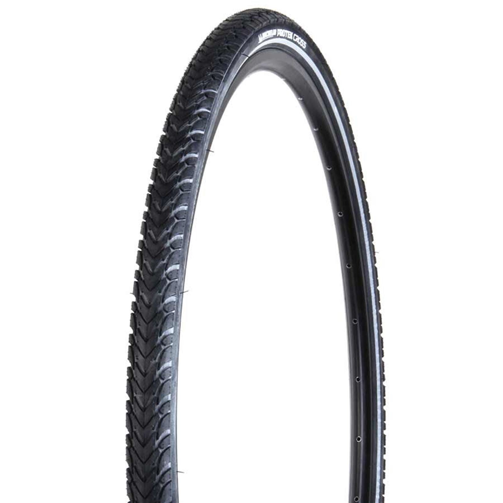 Michelin - Bicycle Protek Cross Bike Tire 700x47C - 22TPI - Black 89242_1102483