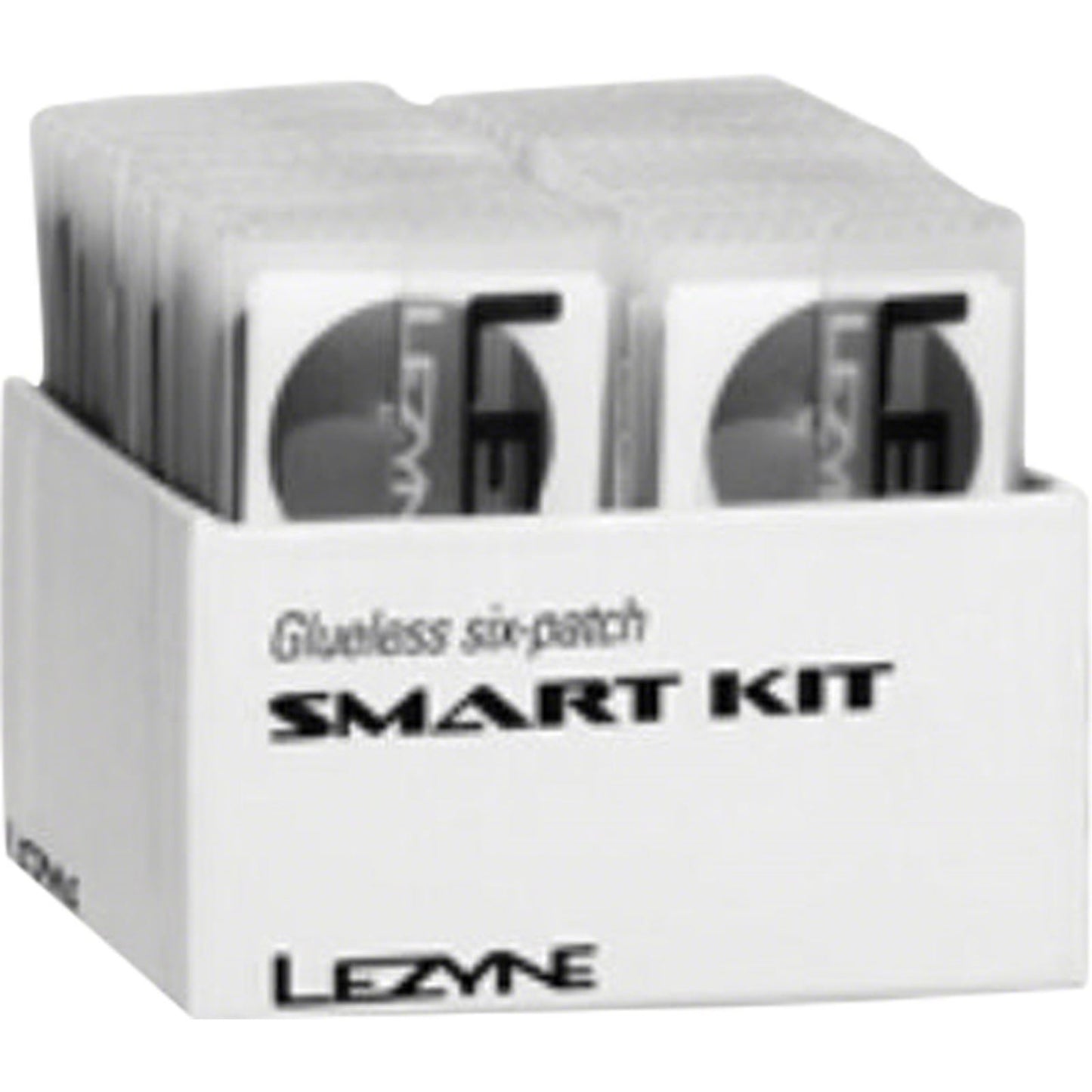 Lezyne Smart Kit Patch Kit - Rectangular Display Box with 34/Kits [MPN: 1-PK-SMART-V1BOX]_1199013