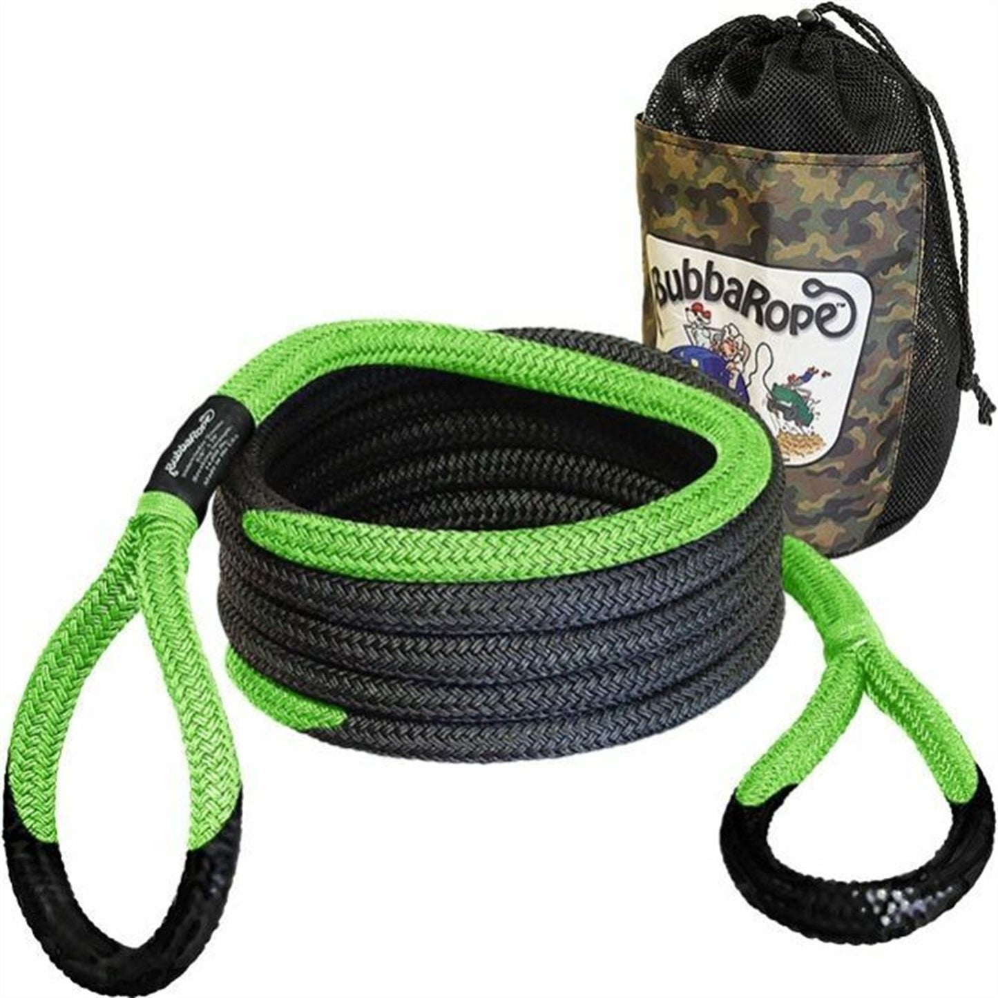 Bubba Rope 5/8" X 20' Sidewinder UTV Recovery Rope - Green Eyes [MPN: 176653GR]_1103123