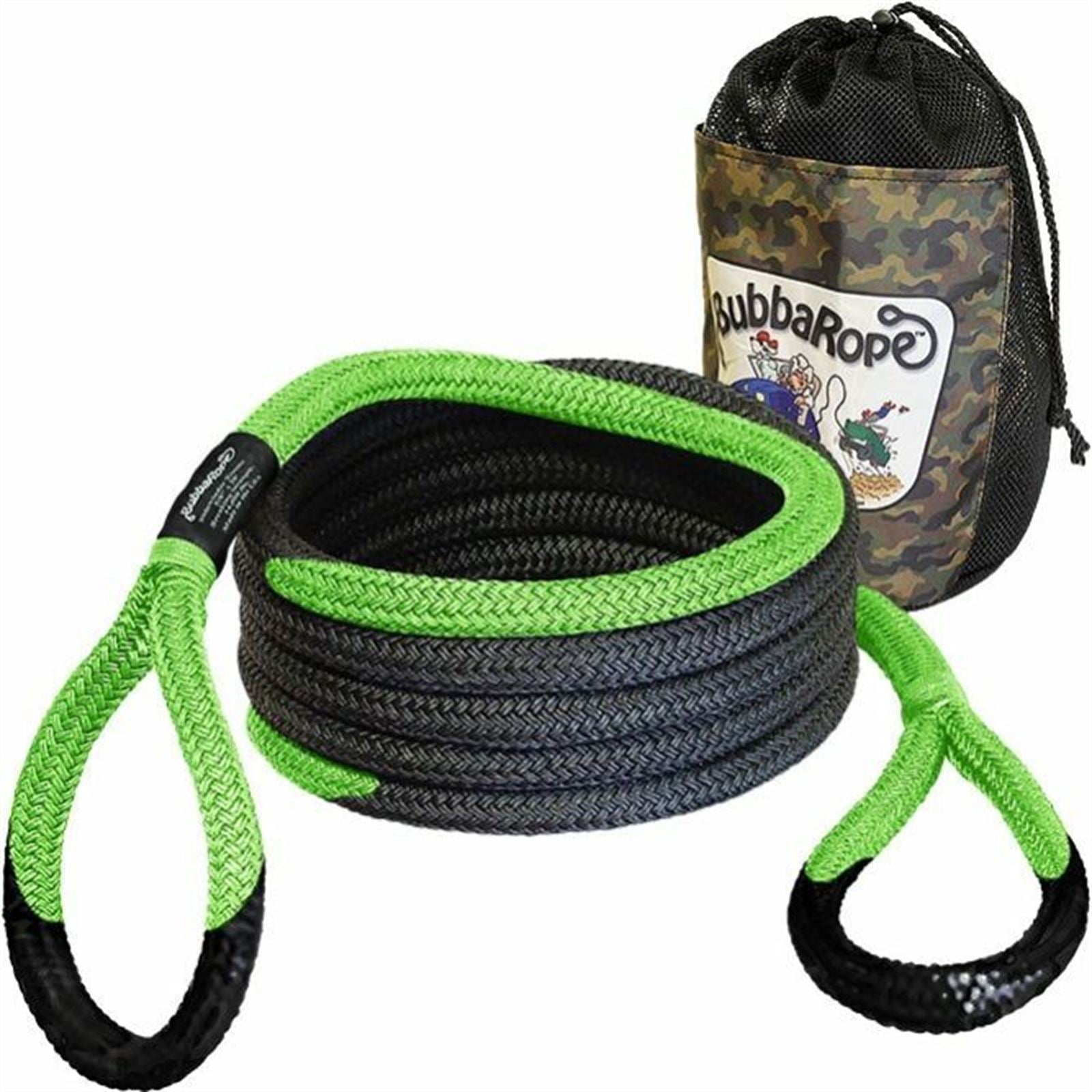 Bubba Rope 5/8" X 20' Sidewinder UTV Recovery Rope - Green Eyes [MPN: 176653GR]_1103123