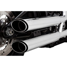 Vance And Hines 3" Twin Slash Slip-On Muffler - Chrome for Harley-Davidson 16376_1103175