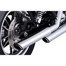 Vance And Hines 3" Twin Slash Slip-On Muffler - Chrome for Harley-Davidson 16337_1103180
