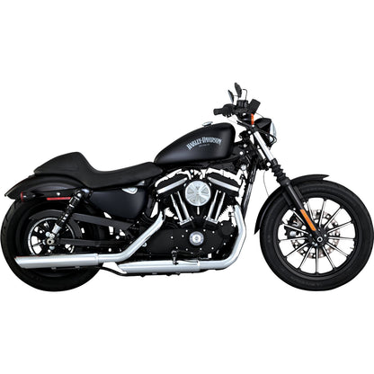 Vance And Hines 3" Twin Slash Slip-On Muffler - Chrome for Harley-Davidson 16361_1103184