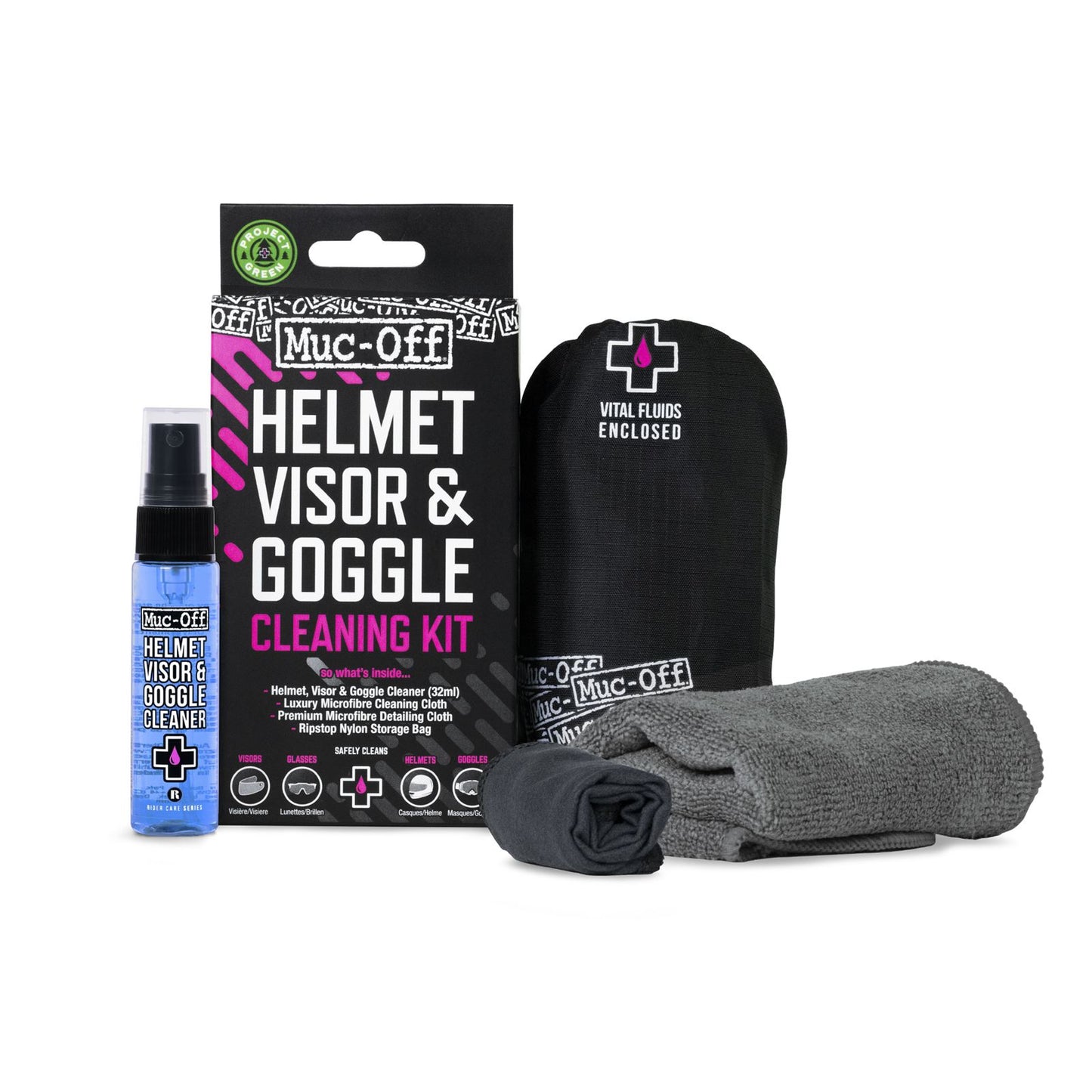 Muc-Off Visor, Lens & Goggle Cleaning Kit V2 [MPN: 20802]_1135908