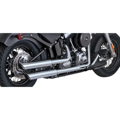 Vance And Hines 3" Twin Slash Slip-On Muffler - Chrome for Harley-Davidson 16341_1104962