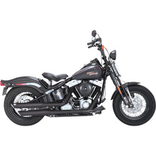 Vance And Hines 3" Twin Slash Slip-On Mufflers - Black for Harley-Davidson 46341_1104971