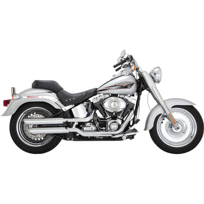 Vance And Hines 3" Twin Slash Muffler - Chrome for 2010-2017 Softail Fat Boy EFI FLSTFI 16343_1104961