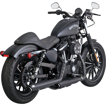 Vance And Hines 3" Twin Slash Slip-On Mufflers - Black for Harley-Davidson 46361_1104950