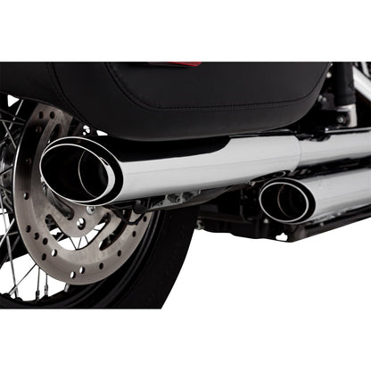Vance And Hines 3" Twin Slash Slip-On Muffler - Chrome for Harley-Davidson 16379_1104956