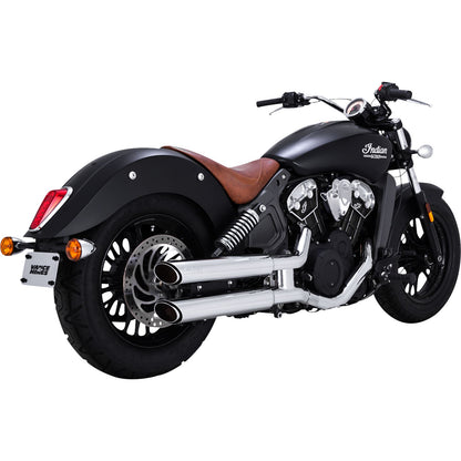 Vance And Hines 3" Twin Slash Slip-On Mufflers - Chrome for Indian 18323_1104967