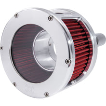 Feuling Air Cleaner - BA Race Series - Raw - Clear Cover - Red - M8 5422_1105907