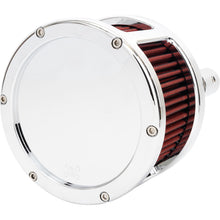 Feuling Air Cleaner - BA Race Series - Chrome - Solid Cover - Red - M8 5427_1105908