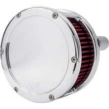 Feuling Air Cleaner - BA Series - Chrome - Solid Cover - Red - M8 5437_1105914
