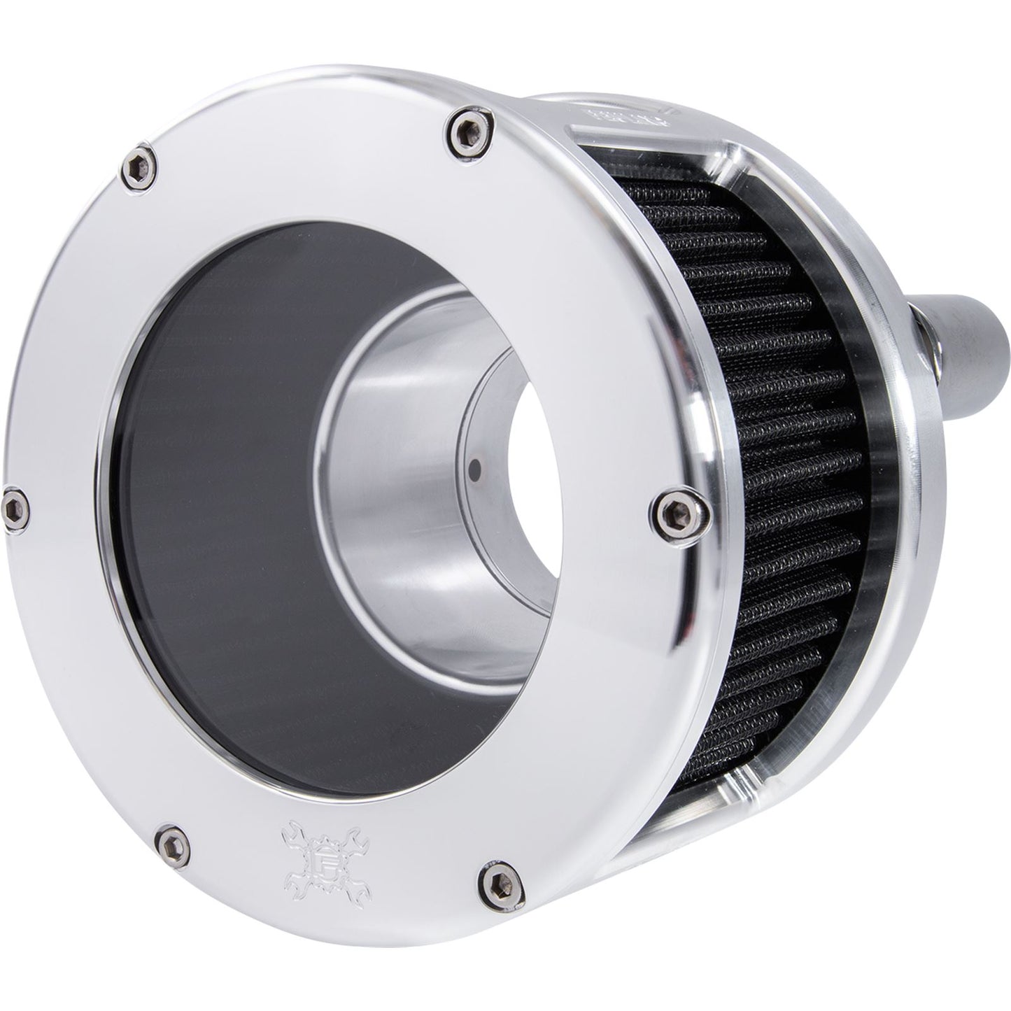 Feuling Air Cleaner - BA Race Series - Raw - Clear Cover - Black - M8 [MPN: 5522]_1105917