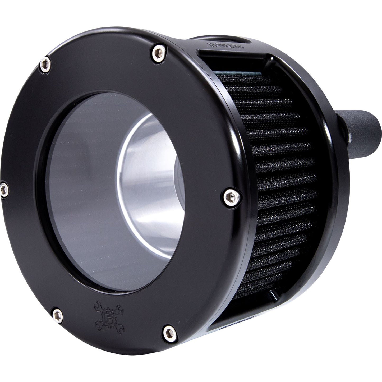 Feuling Air Cleaner - BA Race Series - Black - Clear Cover - Black - M8 5524_1105919