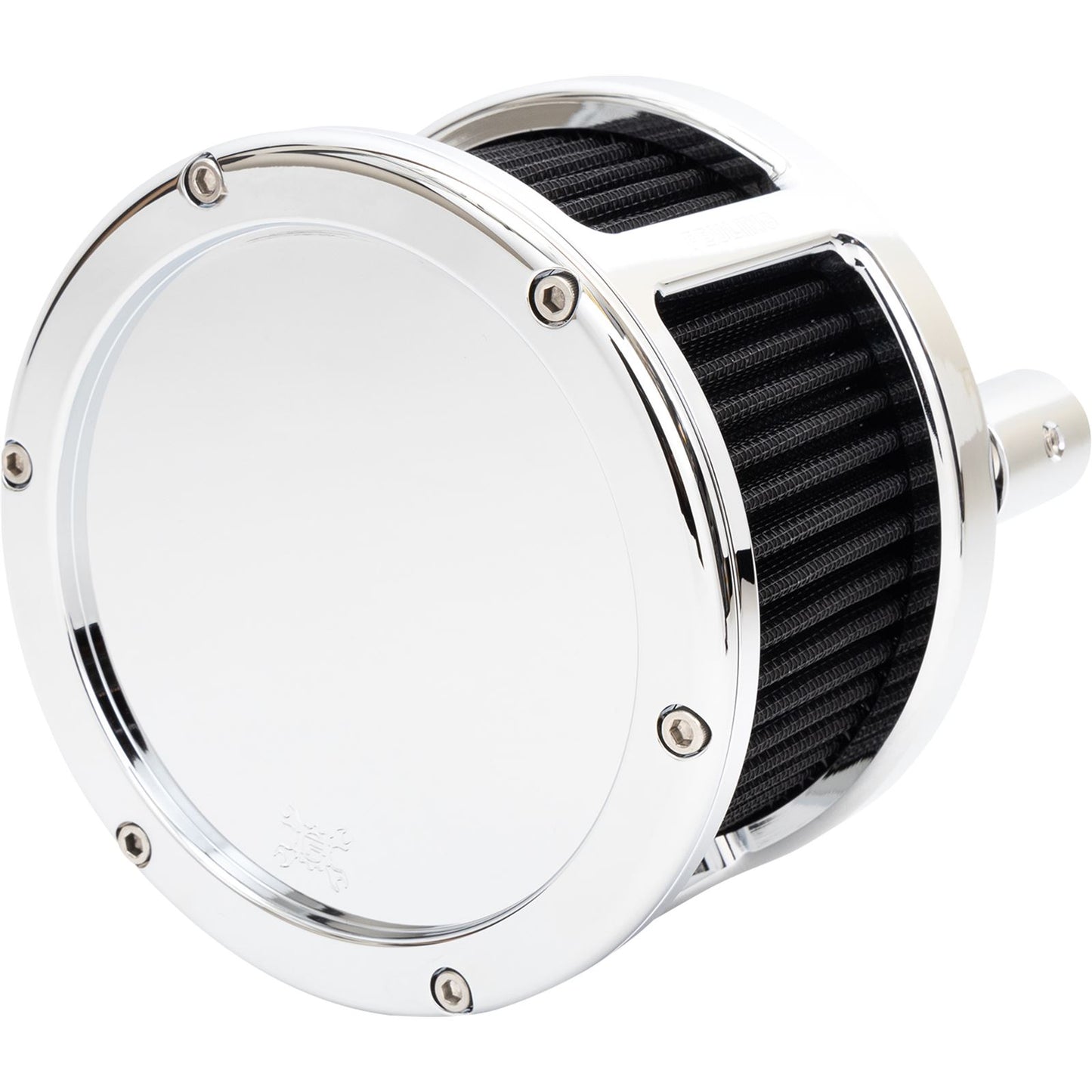 Feuling Air Cleaner - BA Race Series - Chrome - Solid Cover - Black - M8 5527_1105920