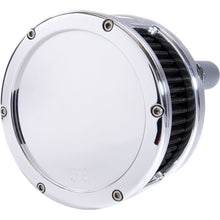 Feuling Air Cleaner - BA Series - Chrome - Solid Cover - Black - M8 5537_1105925