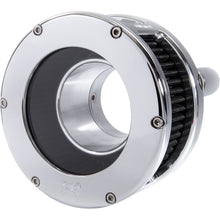 Feuling Air Cleaner - BA Series - Chrome - Clear Cover - Black - M8 [MPN: 5538]_1105902