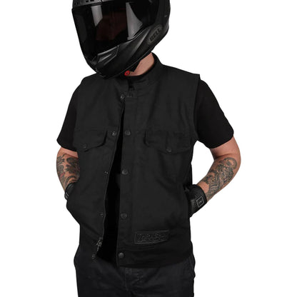 Thrashin Supply Company Nightrider v2 Riding Vest - Black - Medium [MPN: TMJ-12-09]_1105197