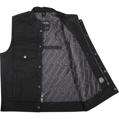 Thrashin Supply Company Nightrider v2 Riding Vest - Black - Medium [MPN: TMJ-12-09]_1105177
