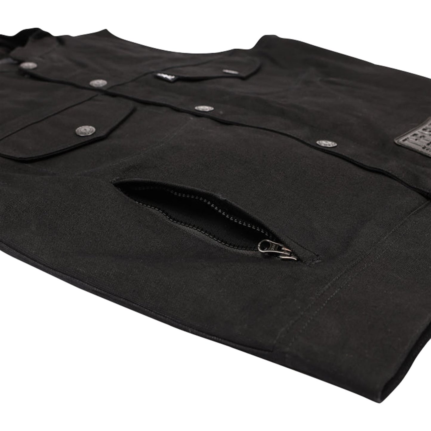 Thrashin Supply Company Nightrider v2 Riding Vest - Black - Medium [MPN: TMJ-12-09]_1105199