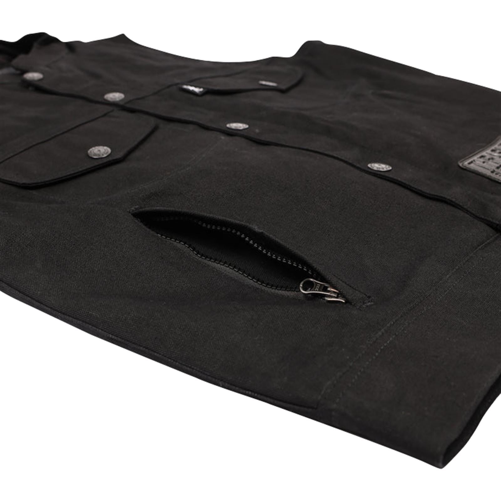 Thrashin Supply Company Nightrider v2 Riding Vest - Black - Medium [MPN: TMJ-12-09]_1105199