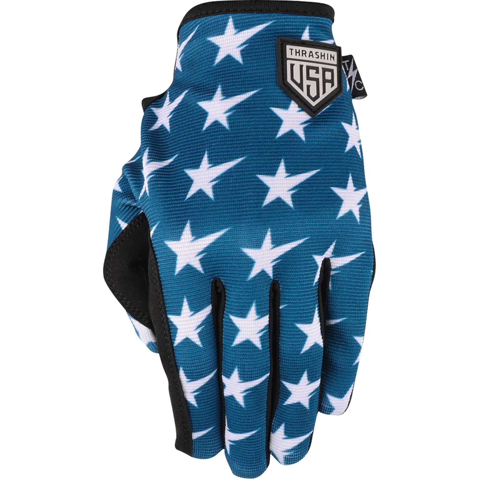 Thrashin Supply Company Stars & Bolts Stealth Gloves - Red/White/Blue_1104078