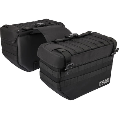 Thrashin Supply Company Expedition Saddlebags - Black [MPN: TSB-008]_1166945