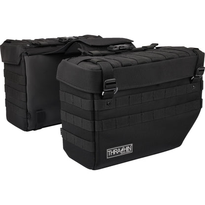 Thrashin Supply Company Expedition Saddlebags - Black [MPN: TSB-008]_1166950