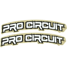 Pro Circuit Font Fender Decal - Retro - White [MPN: DC0010-RETRO]_1130501