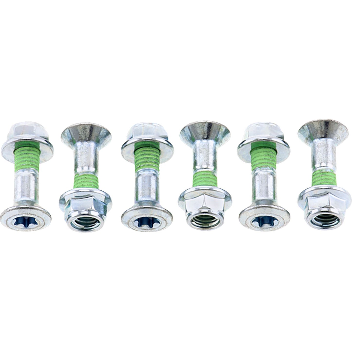 Bolt MC Hardware Fastener Kit - Hub-Savers/Sprocket Double Locked - Silver 6 Pk for Beta HS.BETA_1439515