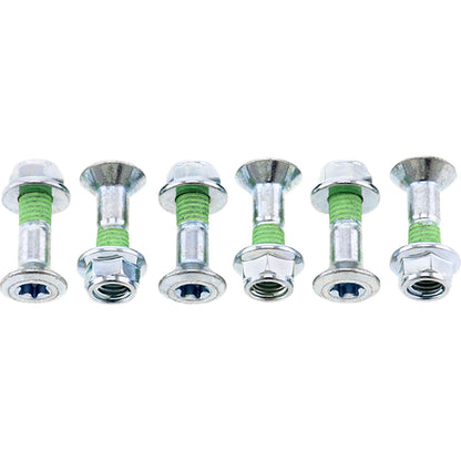 Bolt MC Hardware Fastener Kit - Hub-Savers/Sprocket Double Locked - Silver 6 Pk for Beta HS.BETA_1439515