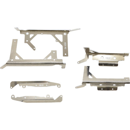 Moose Offroad Radiator Braces - Silver for Husqvarna/KTM 11-1023_1135378