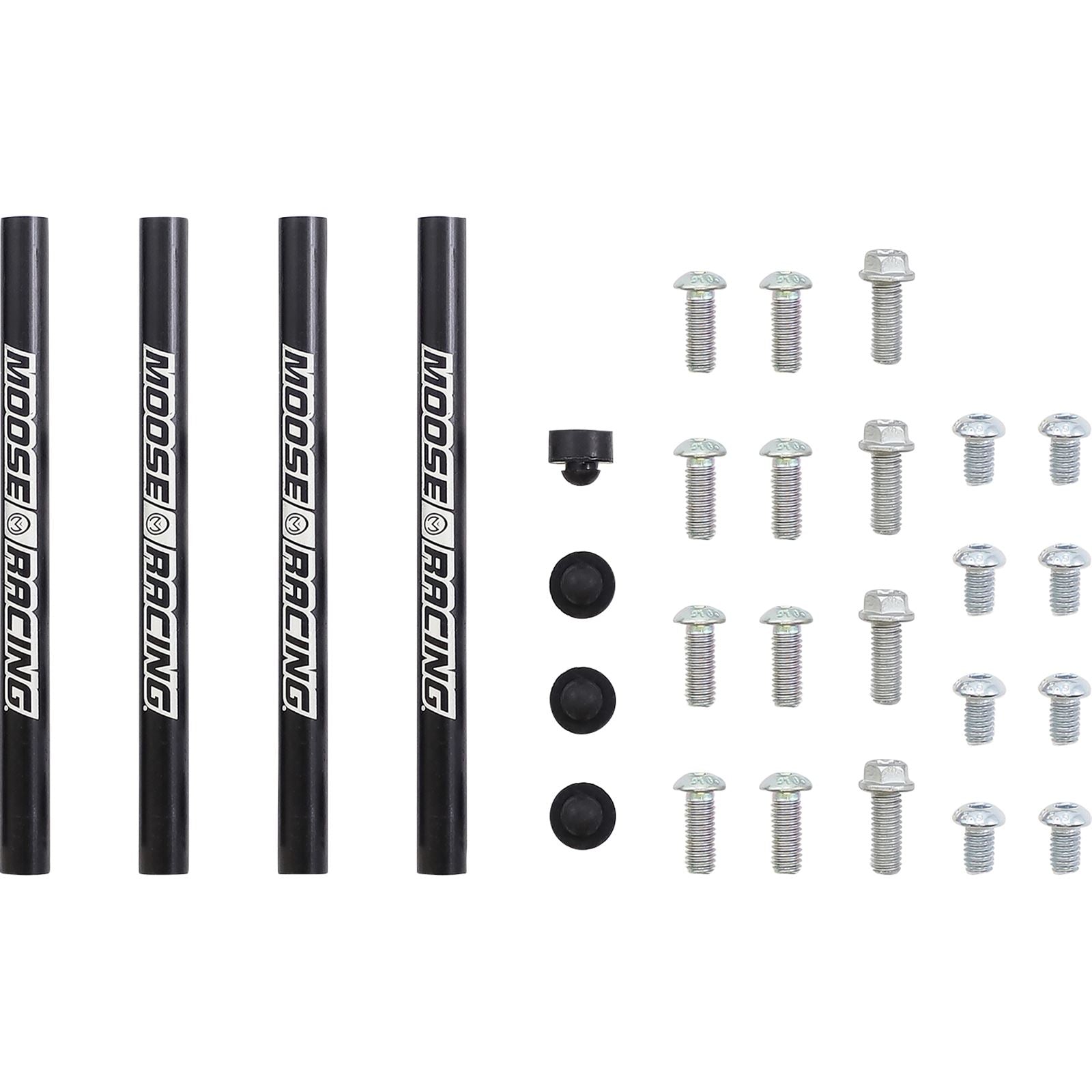 Moose Offroad Radiator Braces - Silver for Husqvarna/KTM 11-1023_1135379