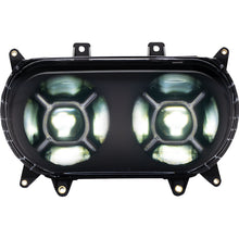 Custom Dynamics LED Headlight - Black fits Harley-Davidson Road Glide CD-RG-H-B_1130605