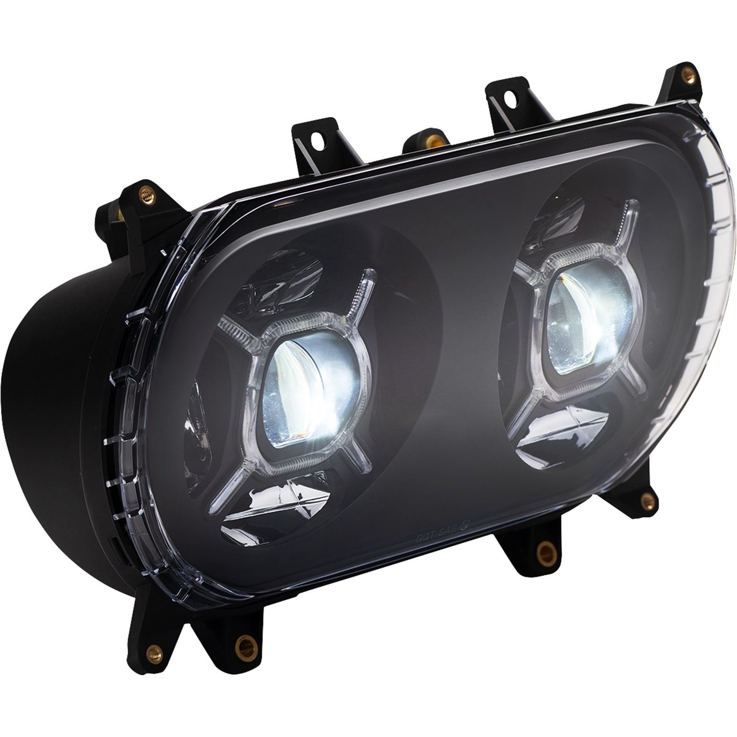 Custom Dynamics LED Headlight - Black fits Harley-Davidson Road Glide CD-RG-H-B_1130607