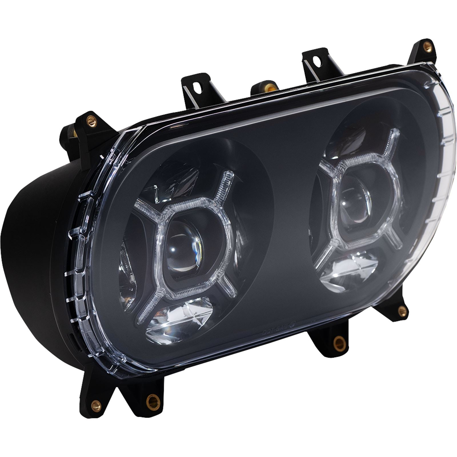 Custom Dynamics LED Headlight - Black fits Harley-Davidson Road Glide CD-RG-H-B_1130610