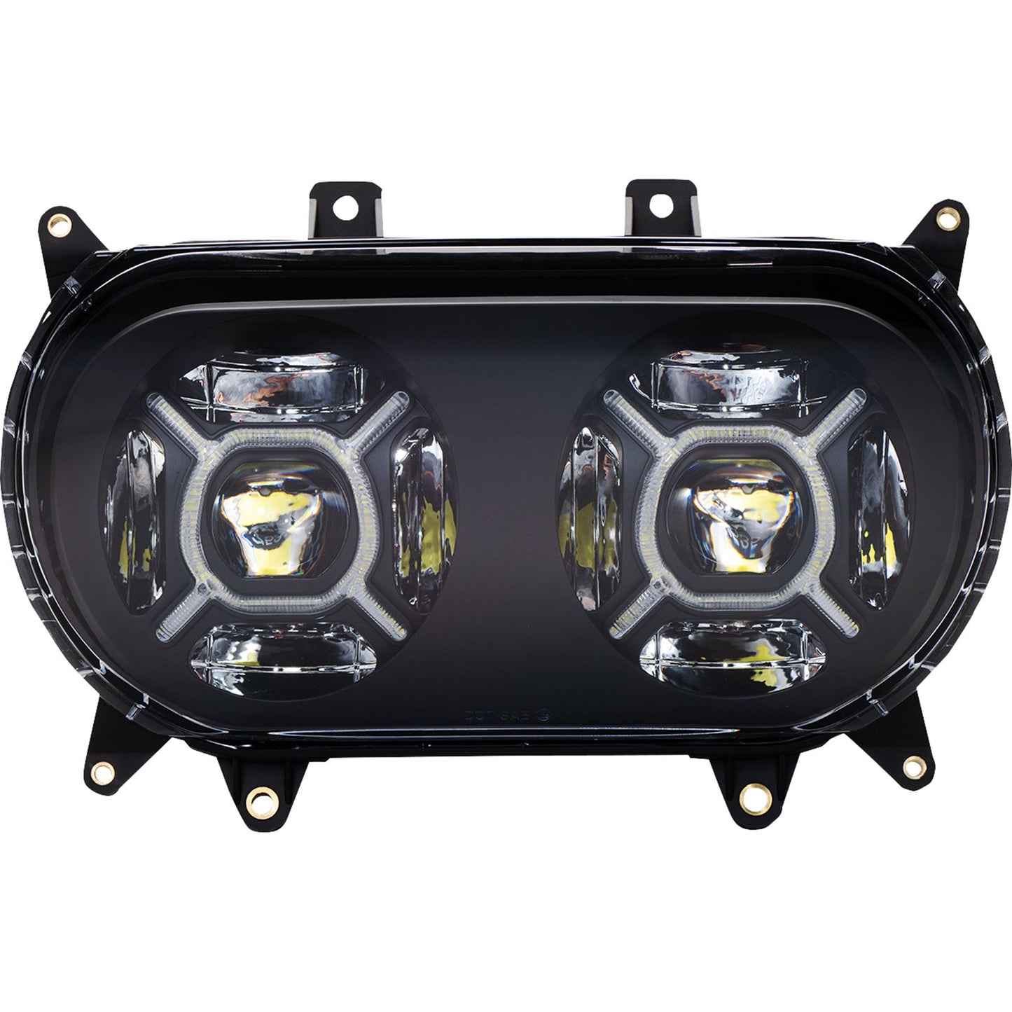 Custom Dynamics ProGLOW™ Headlight - Black fits Harley-Davidson Road Glide PG-RG-B_1130611
