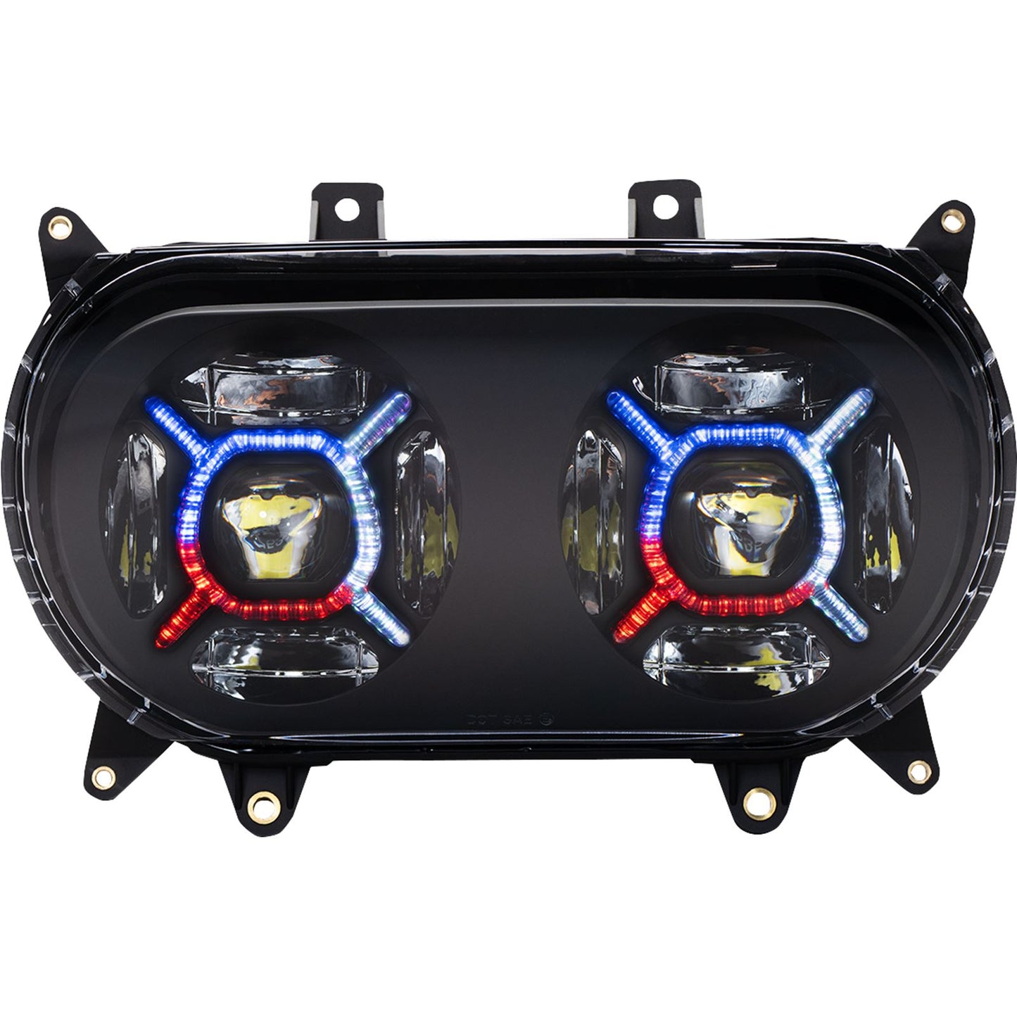 Custom Dynamics ProGLOW™ Headlight - Black fits Harley-Davidson Road Glide PG-RG-B_1130612