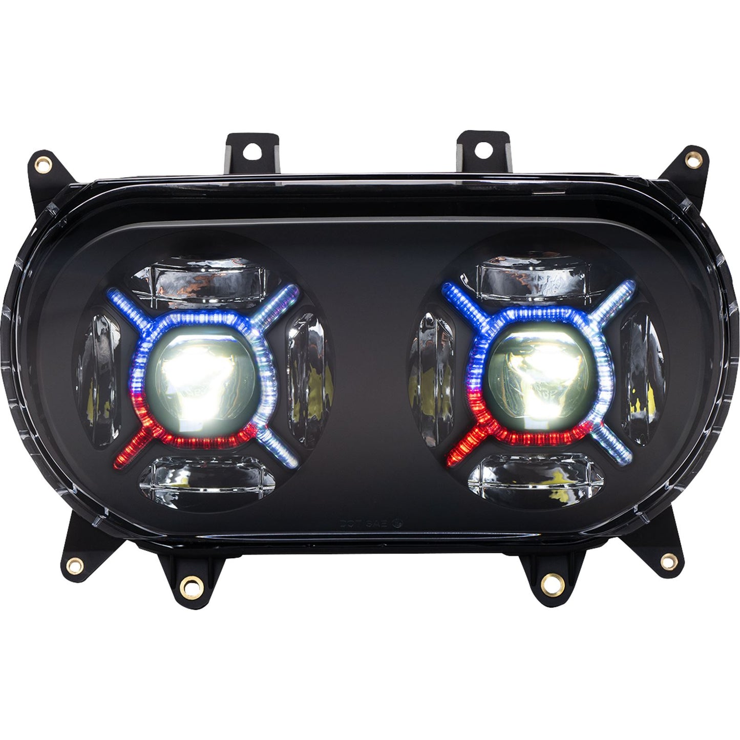 Custom Dynamics ProGLOW™ Headlight - Black fits Harley-Davidson Road Glide PG-RG-B_1130613