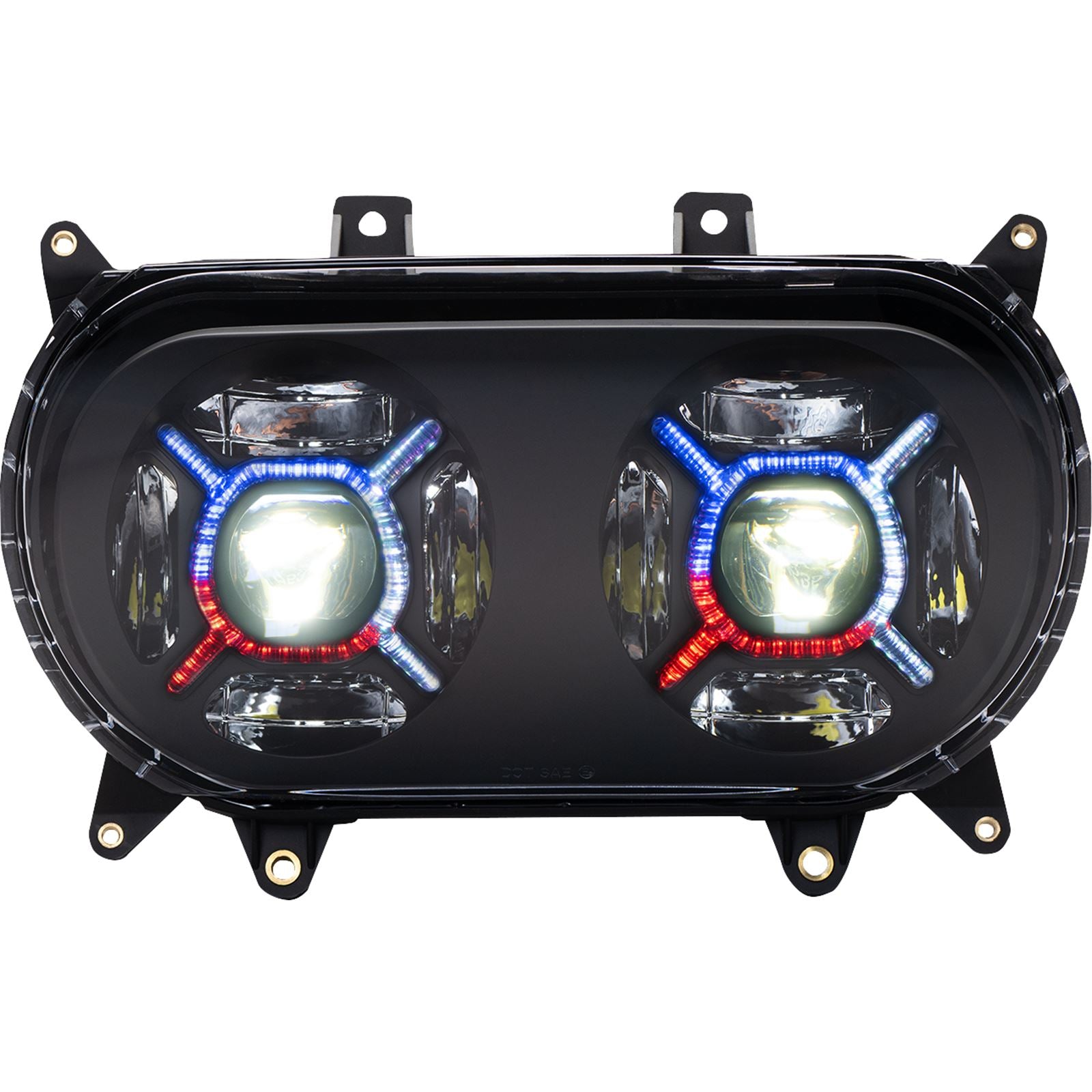 Custom Dynamics ProGLOW™ Headlight - Black fits Harley-Davidson Road Glide PG-RG-B_1130613