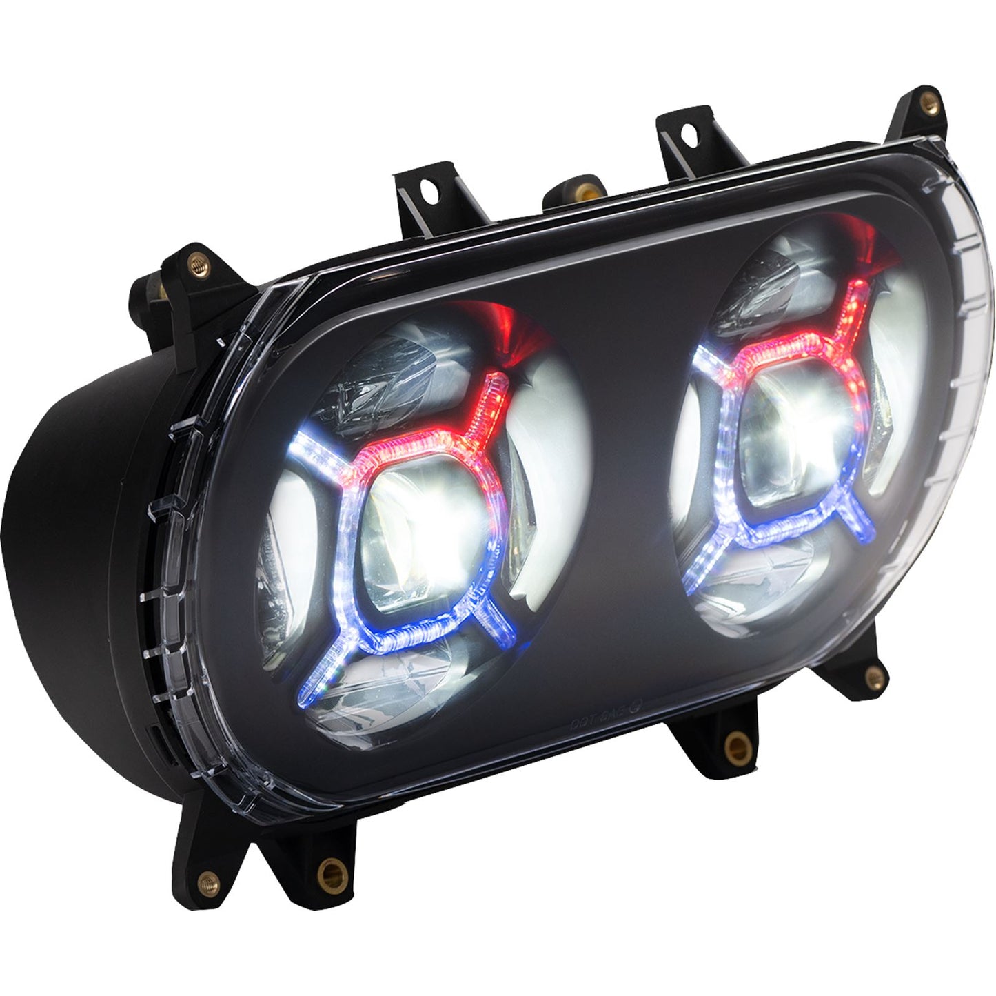 Custom Dynamics ProGLOW™ Headlight - Black fits Harley-Davidson Road Glide PG-RG-B_1130614
