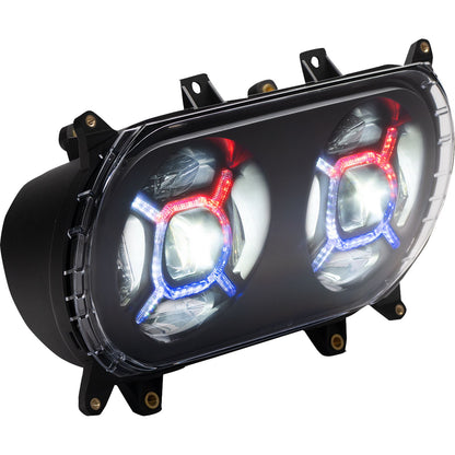 Custom Dynamics ProGLOW™ Headlight - Black fits Harley-Davidson Road Glide PG-RG-B_1130614