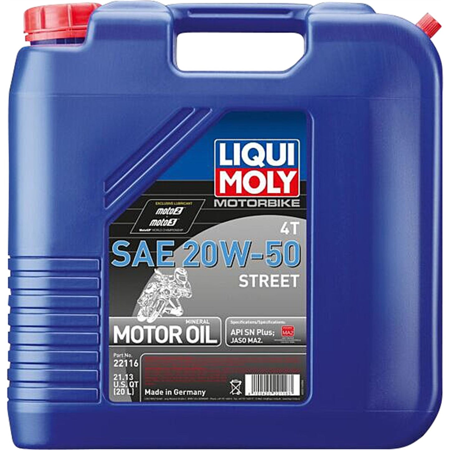 Liqui Moly Street 4T Oil - 20W-50 - 20/Liter 22116_1105983